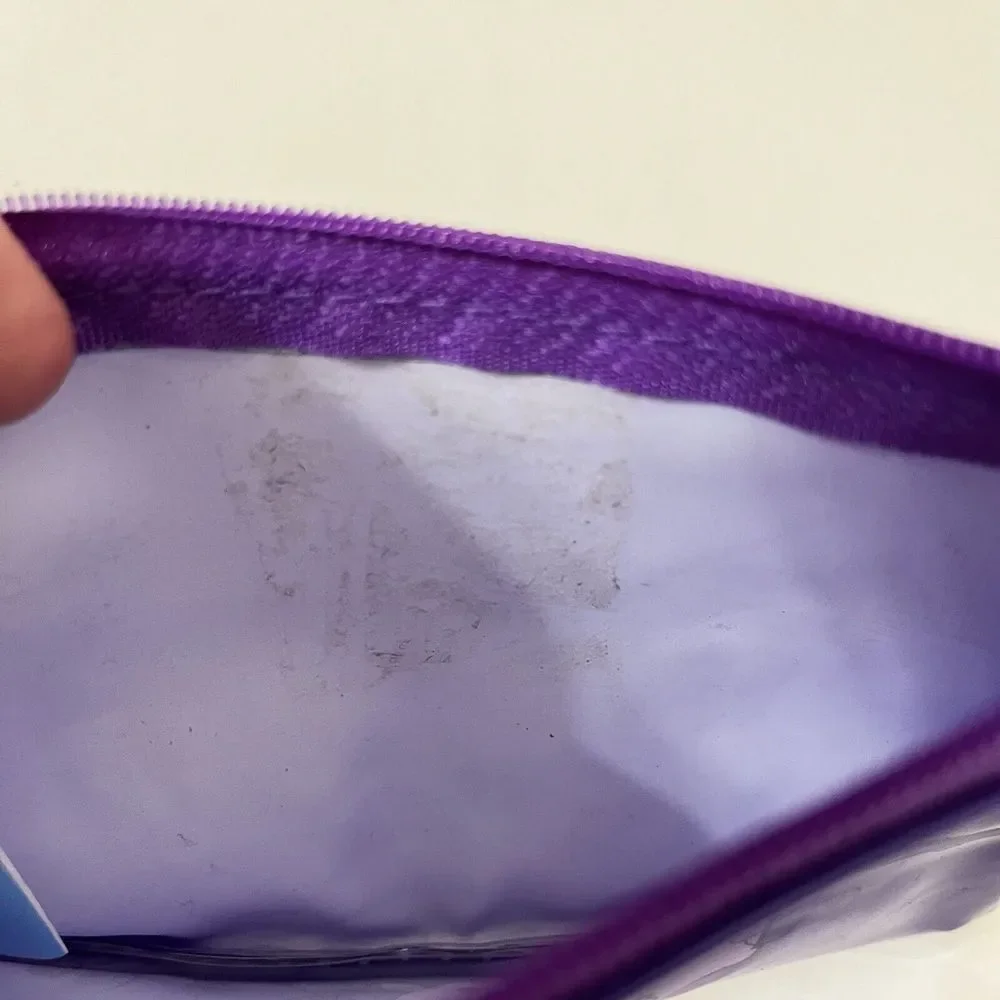 VTG Care Bears Starpoint 2004 Purple Share Bear Wristlet Wallet Coin Purse Pouch